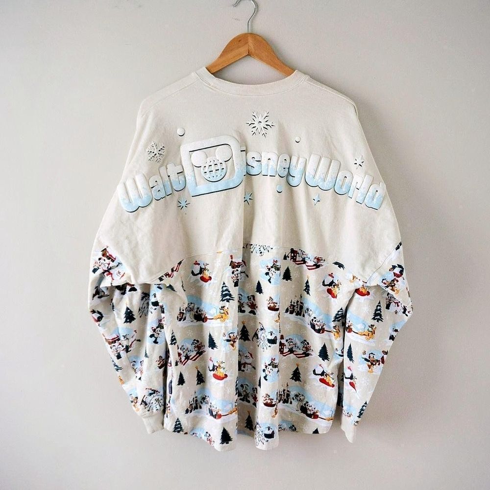 Walt Disney World Christmas Exclusive Mickey Mouse Spirit Jersey Sweatshirt